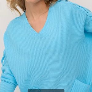 NYC - Two-Pocket Cocoon Tunic Sweater